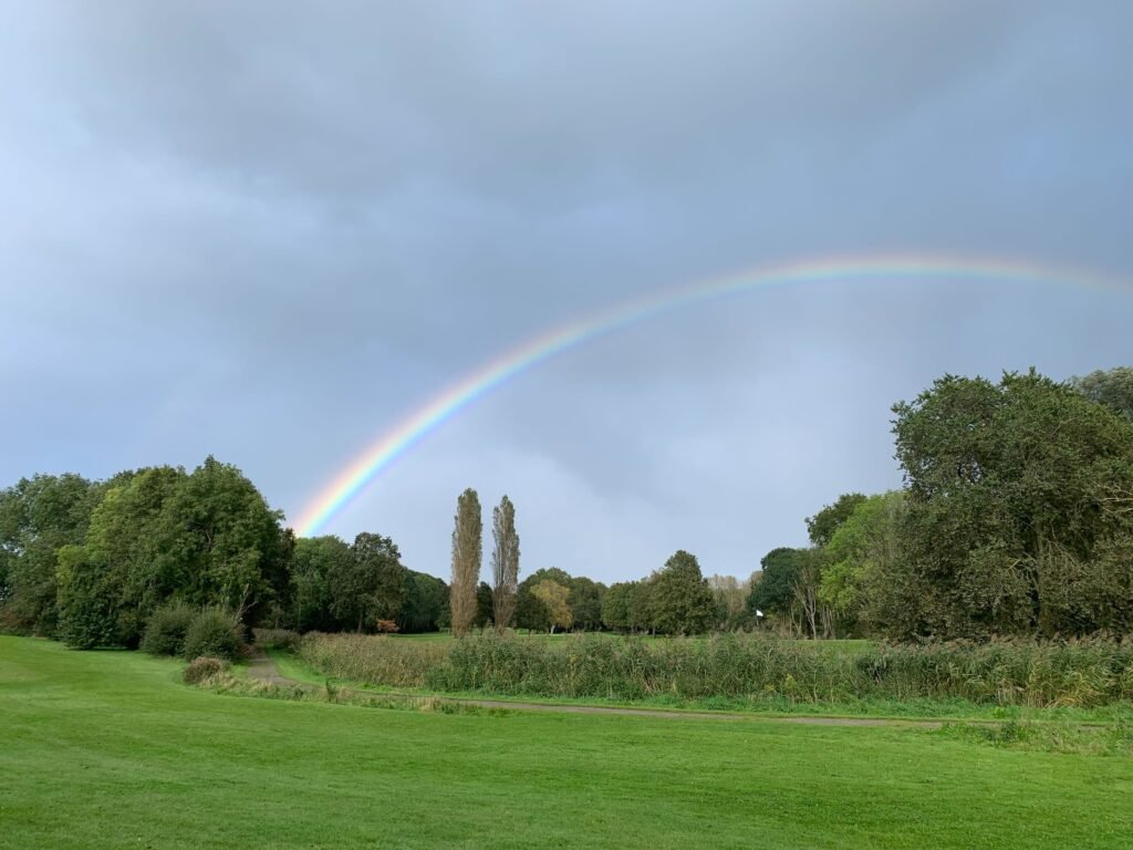 Footgolfbaan regenboog